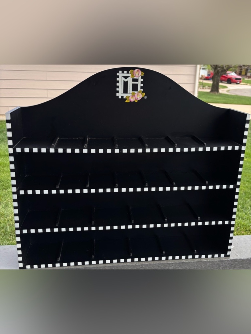 MARY ENGELBREIT BLACK SHELF (RARE-VINTAGE)